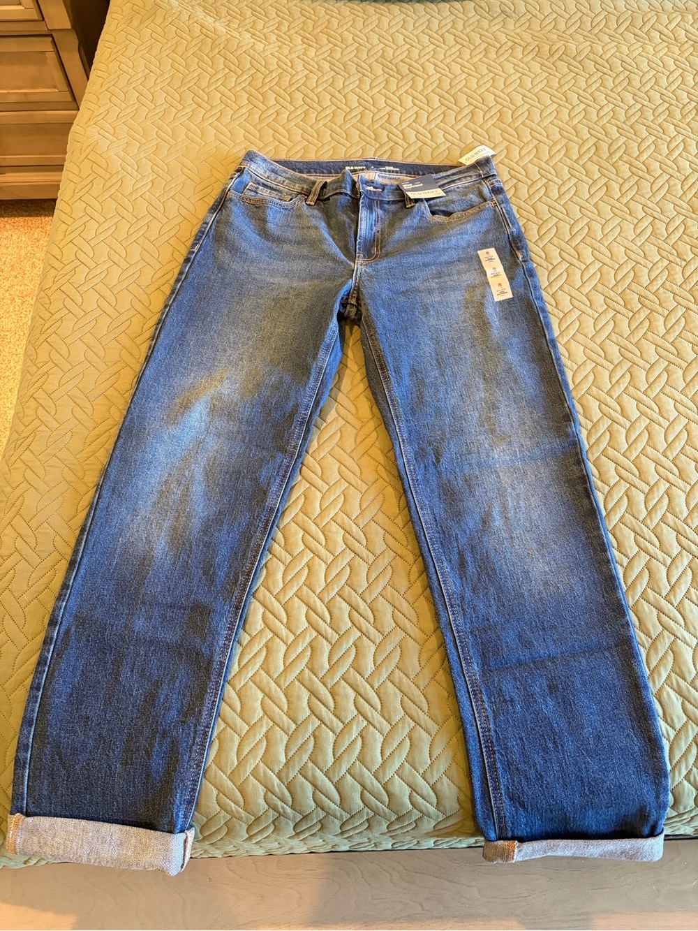 NWT Old Navy Boyfriend Jeans in Medium Blue Wash